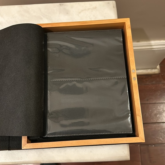 Pottery Barn Collector’s Photo Box with Suede Cover, NWOT - Picture 3 of 8